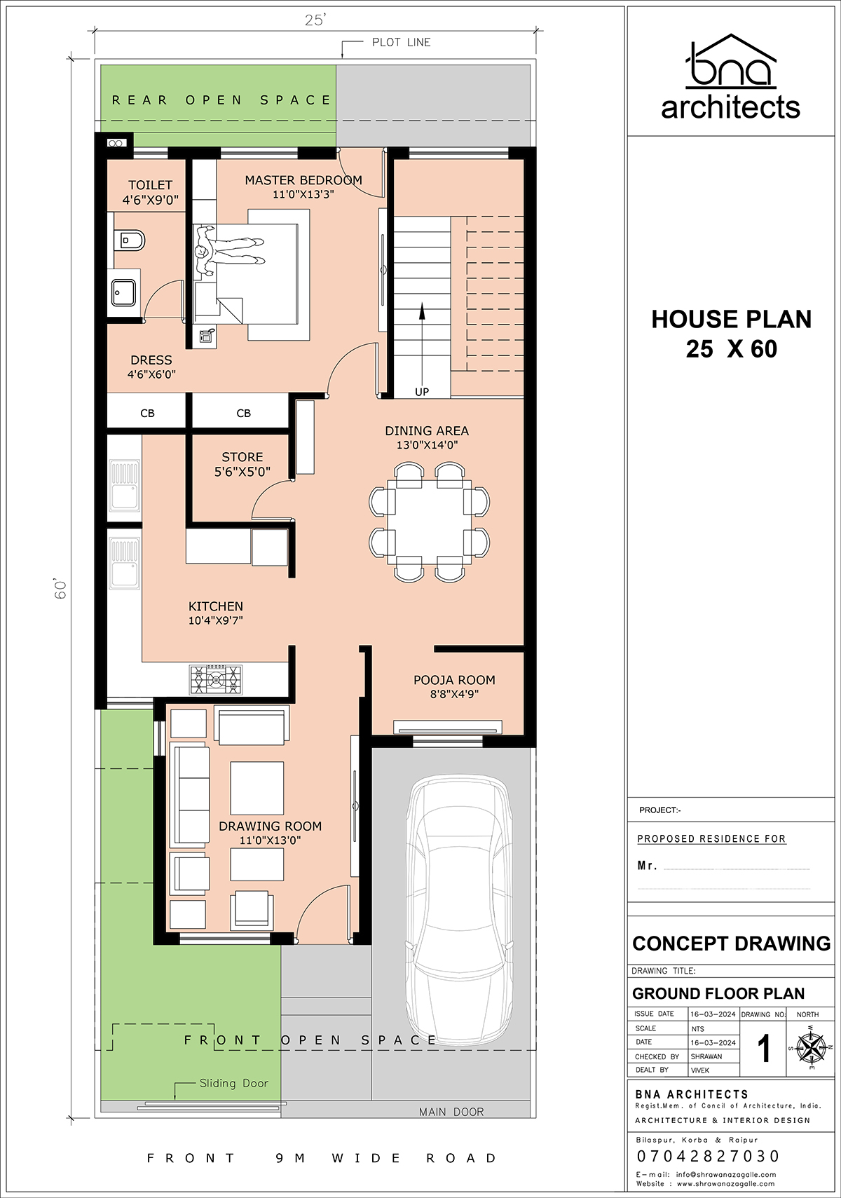 House Plan in 25 X 60 Plot as per Vastu: Unlocking Harmonious Living