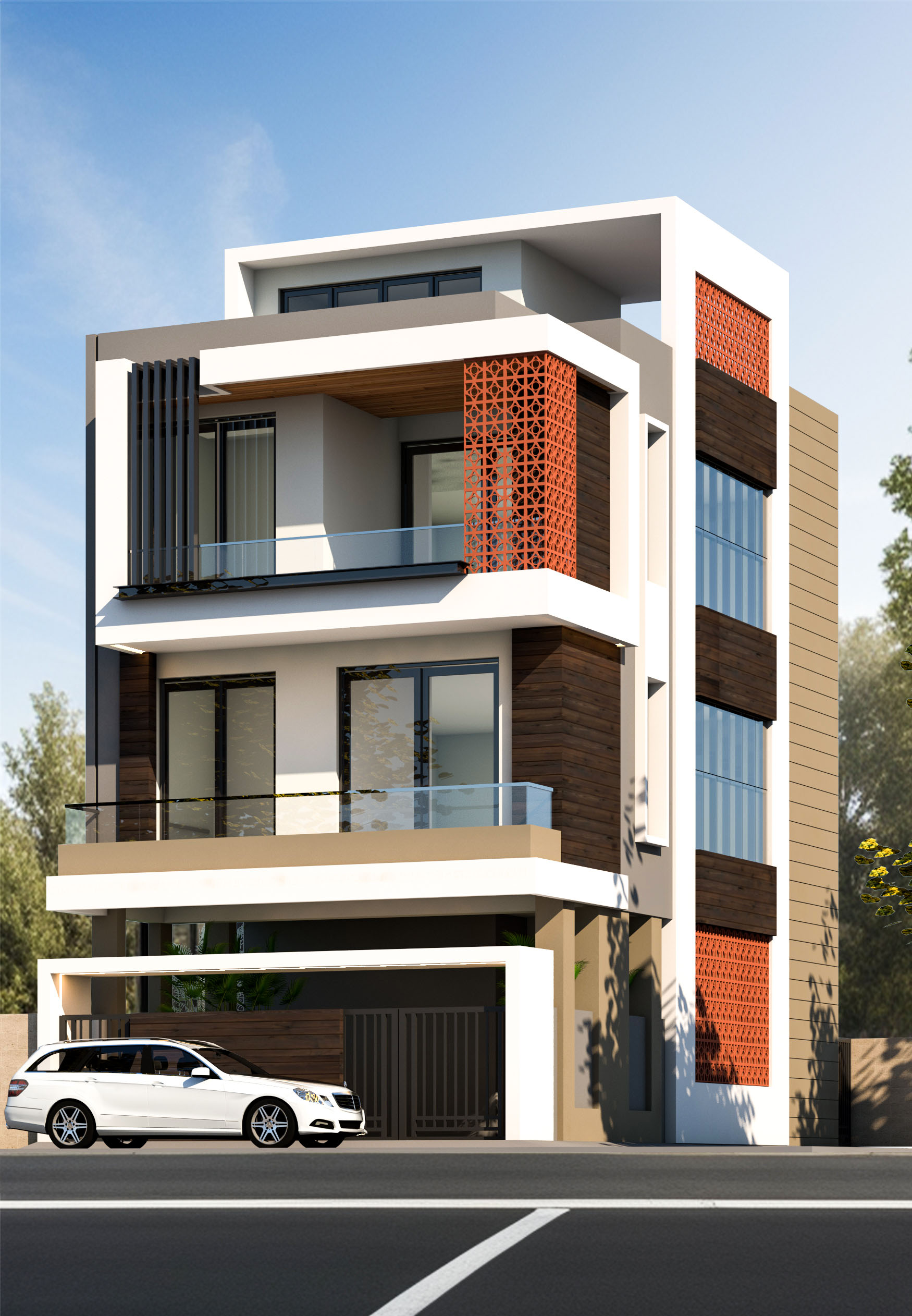 Residential Building For Mrs. Pooja Baldew at Durg