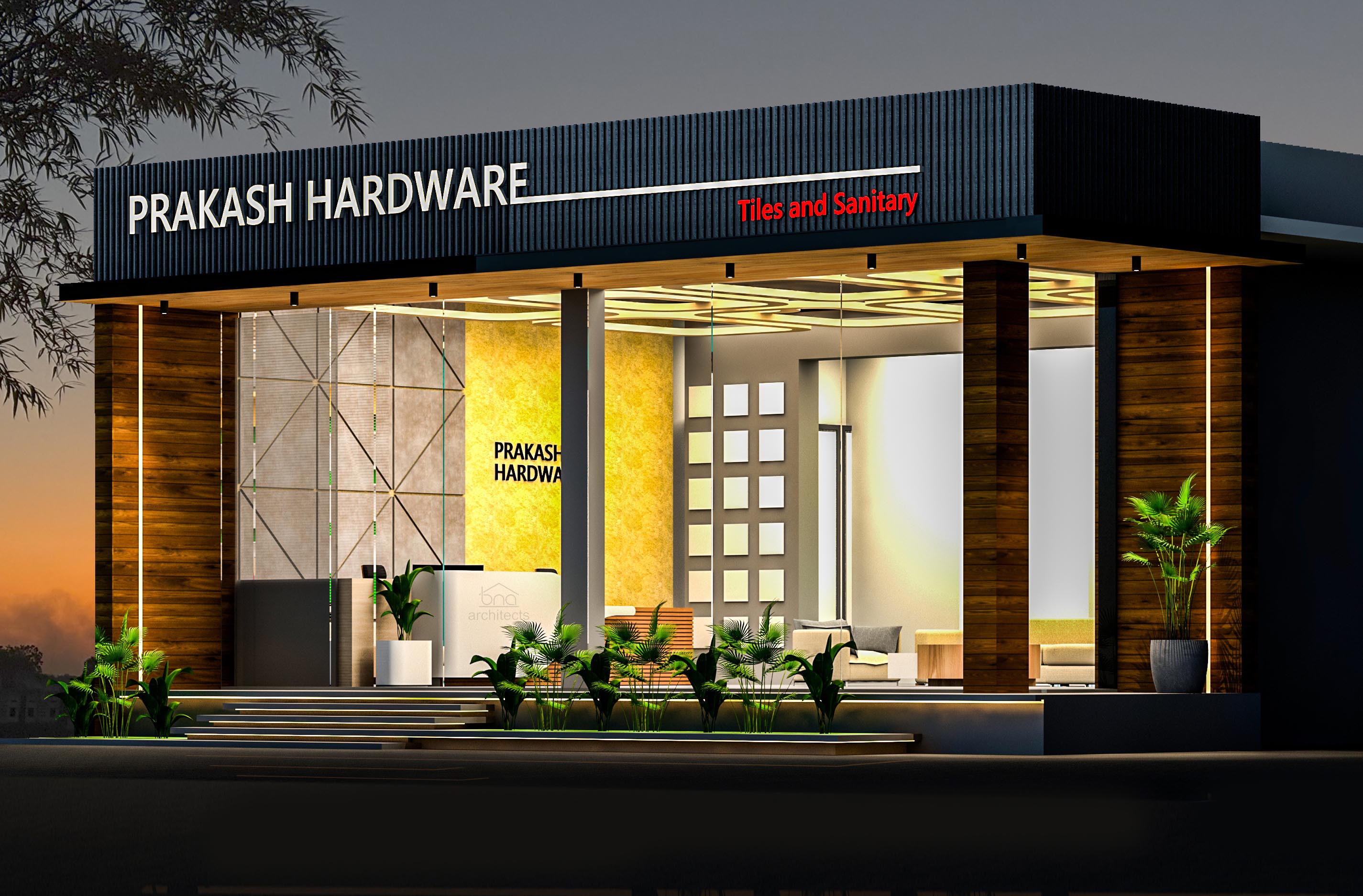 Commercial Building For Ms Prakash Hardware at Pali Korba